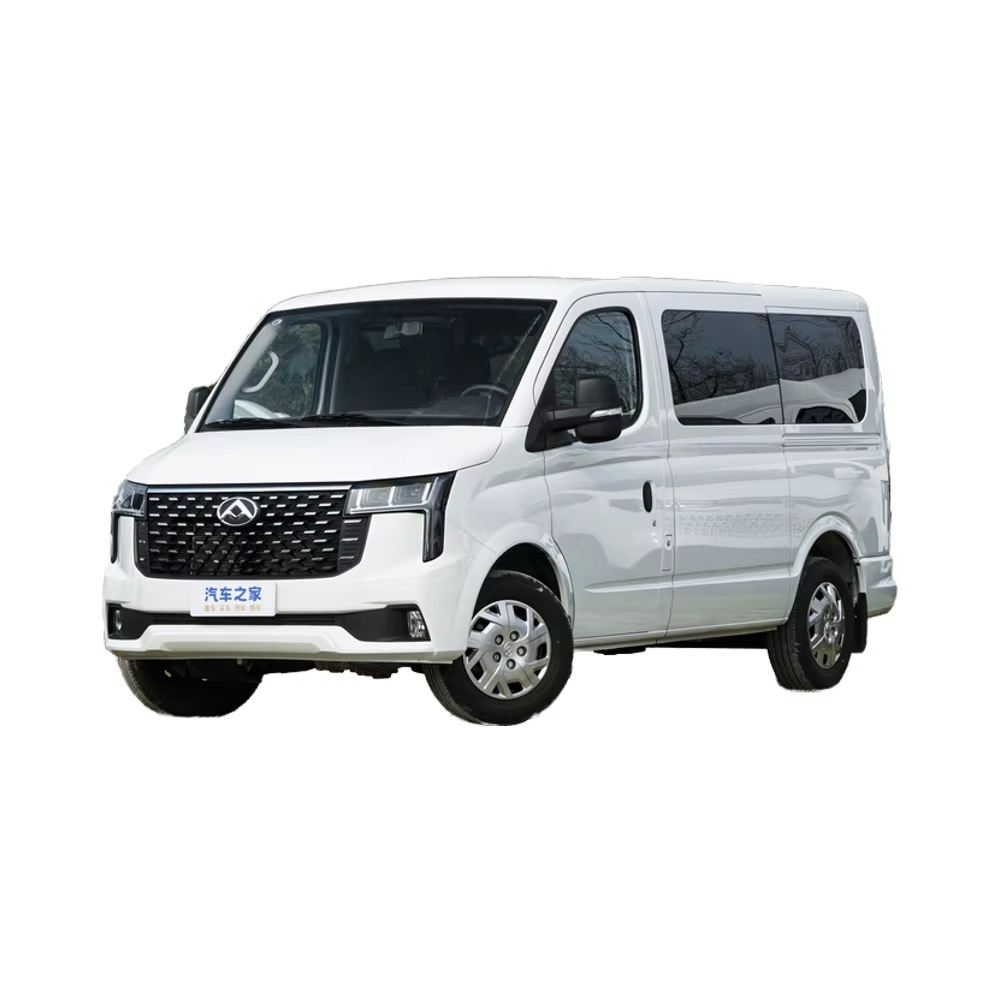 2024 New SAIC MAXUS V80 Diesel Engine SUV Left Steering Fabric Seats Rear Camera Electric Cargo Van Bus Light Stock Urban Use
